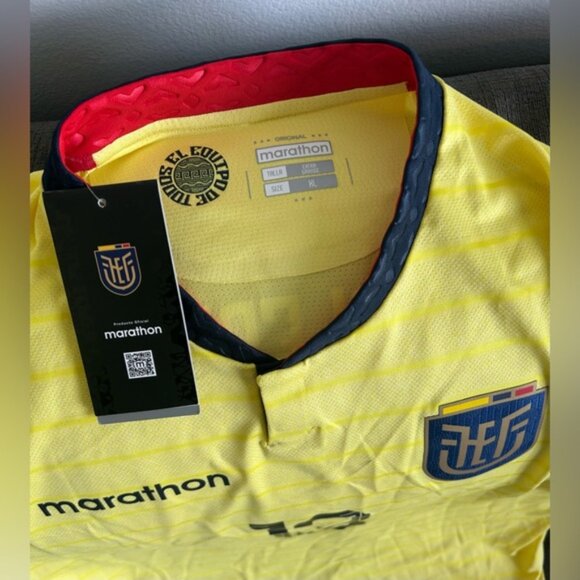 Marathon Authentic WC Qualifiers 2026 Ecuador Enner Valencia Jersey Men’s Sz: XL - Picture 5 of 10